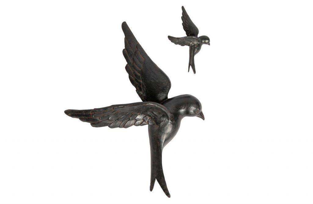 Dekoracja ścienna AVALER ptak XL czarny