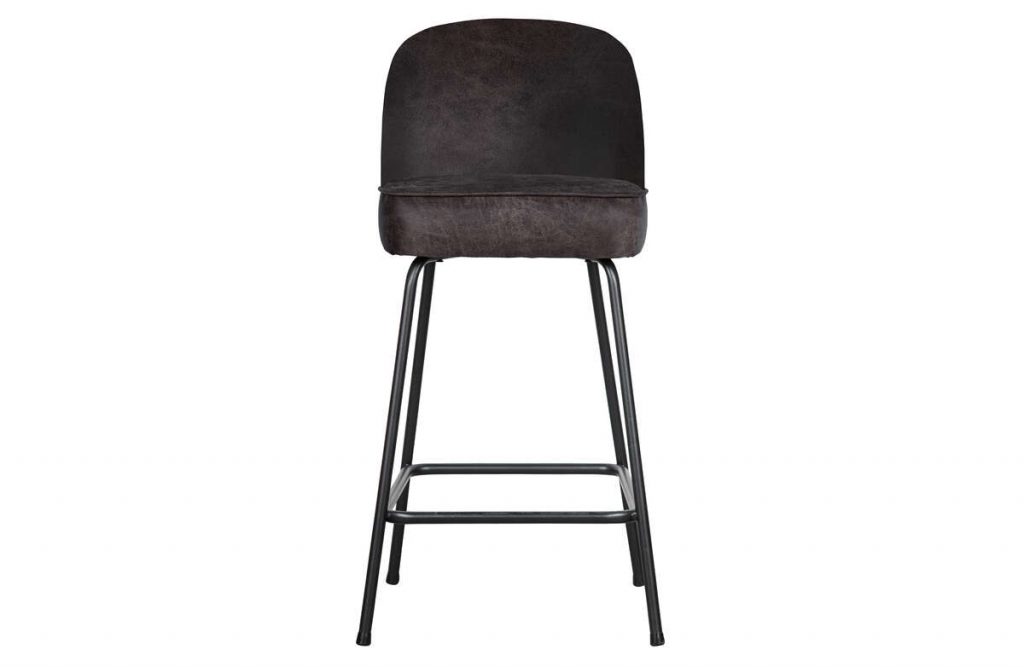 Krzesło barowe VOGUE 65cm leather black