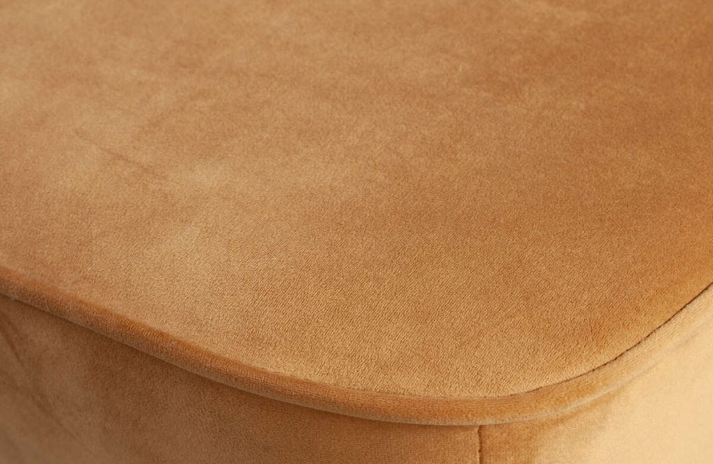 Krzesło barowe VOGUE 65cm velvet mustard