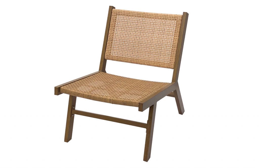 Krzesło/fotel Puk aluminiowy, naturalny
