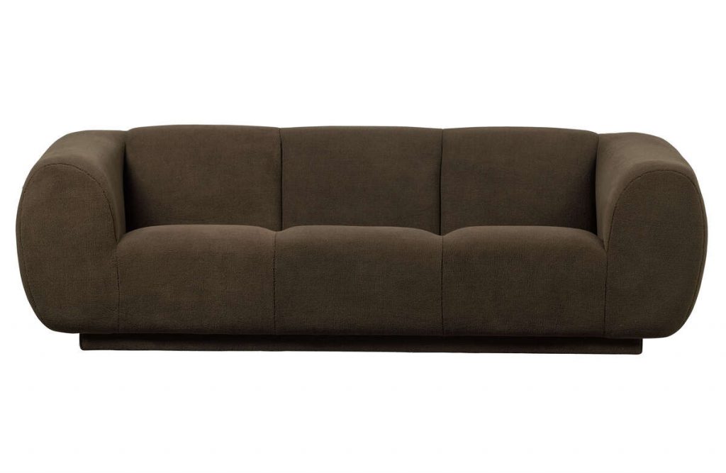 Sofa 3-osobowa Woolly runo owcze zielony