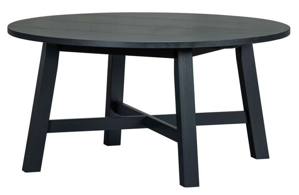 Stół Benson Ø150cm sosna, czarny