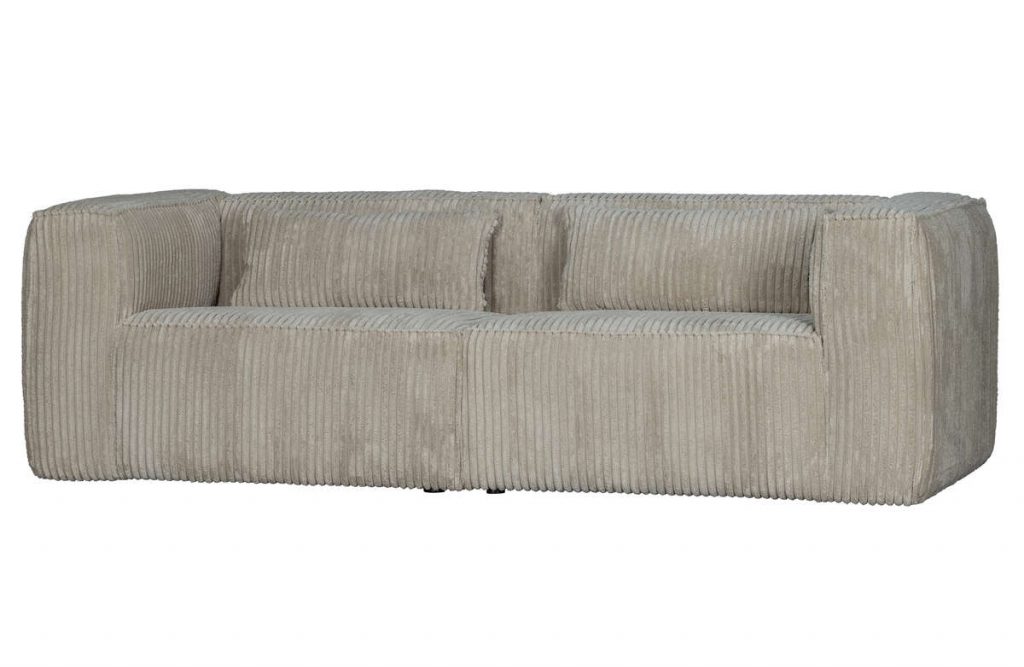 Sofa BEAN 3,5 osobowa RIB natural
