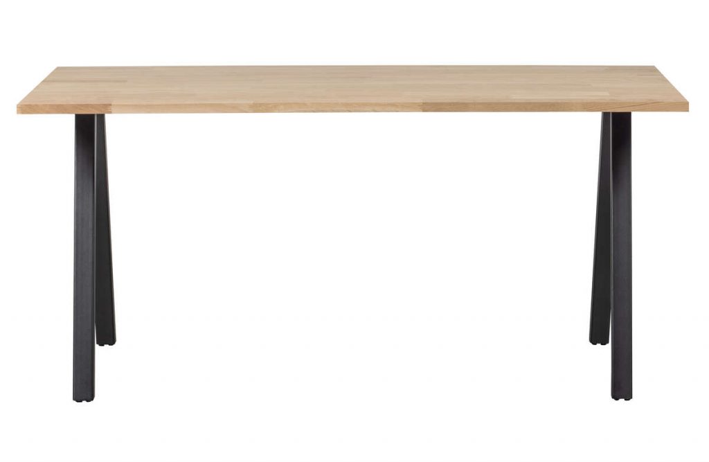Stół TABLO dębowy [FSC] 160×90 noga kwadratowa