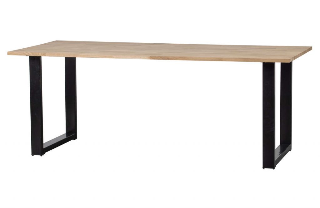 Stół TABLO dębowy [FSC] 220×90 z noga U