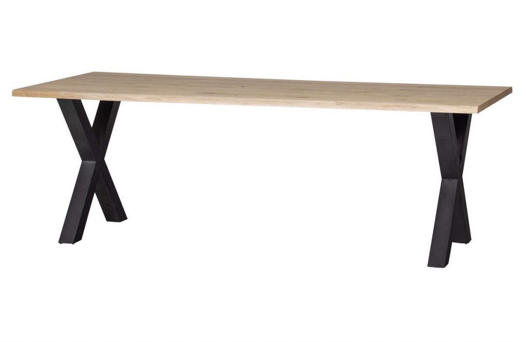 Stol TABLO dębowy [FSC] 220×90 noga X