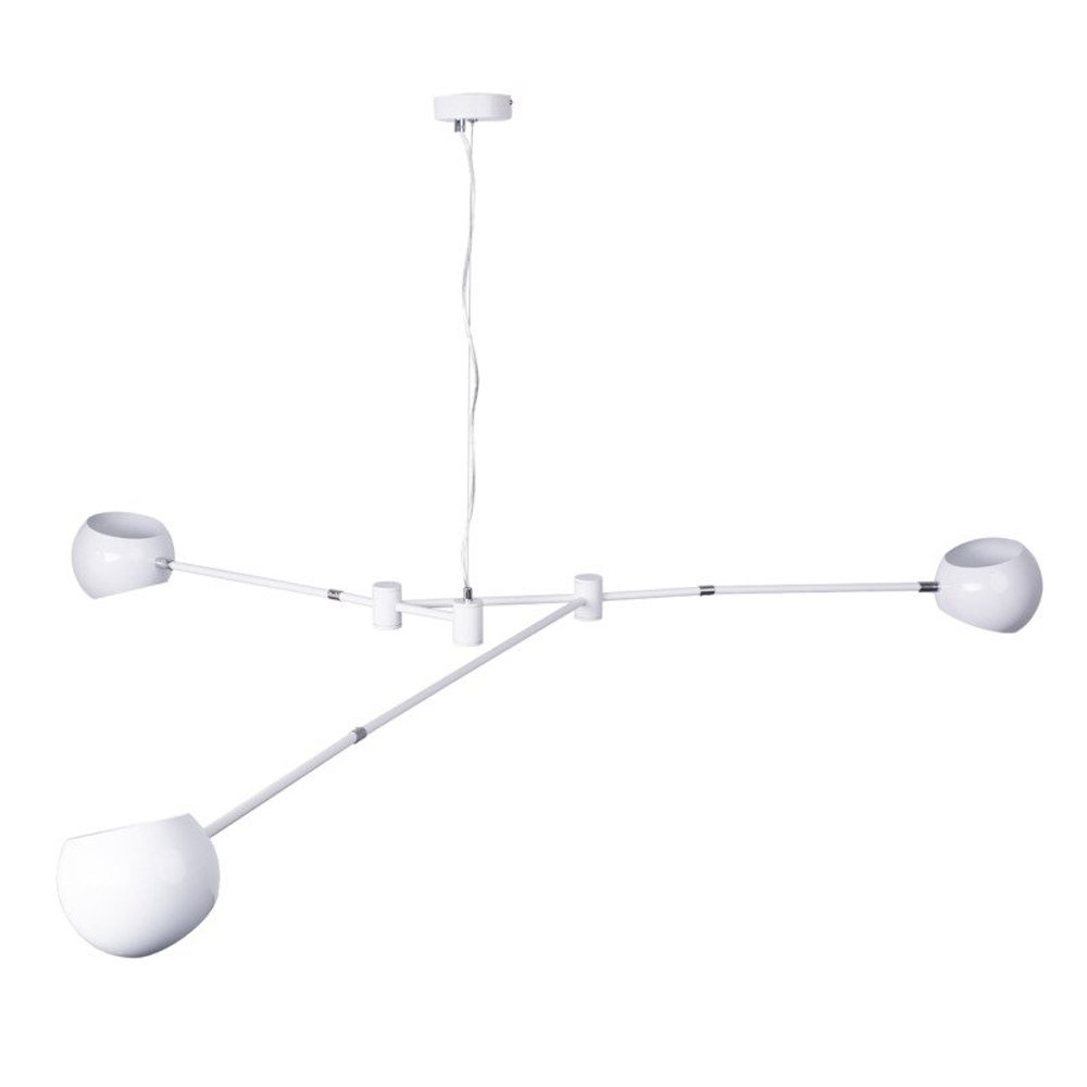 Lampa wisząca ASTRONOMY-3 biała 175 cm