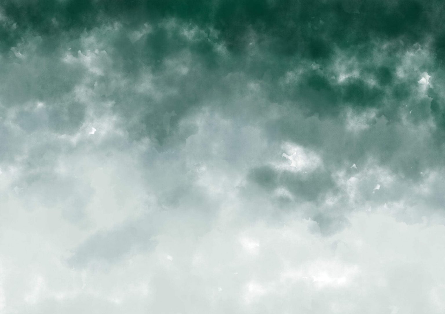 Tapeta Watercolor Ombre Green