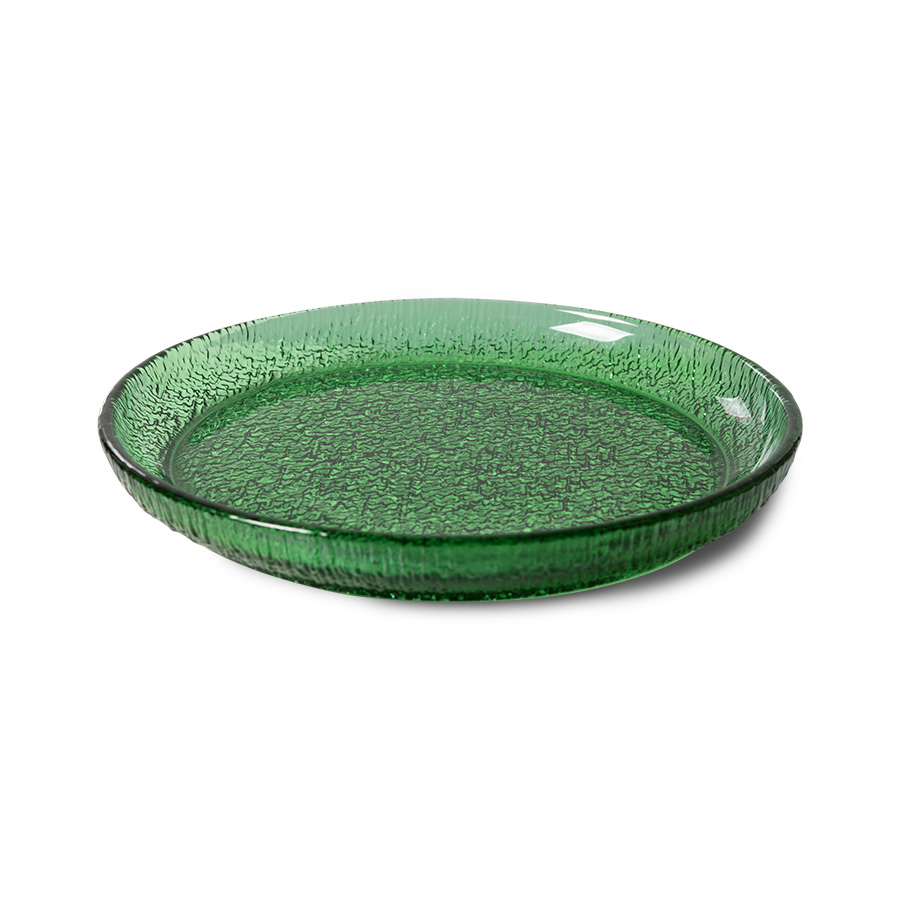 Kolekcja Emeralds: talerz, zielony