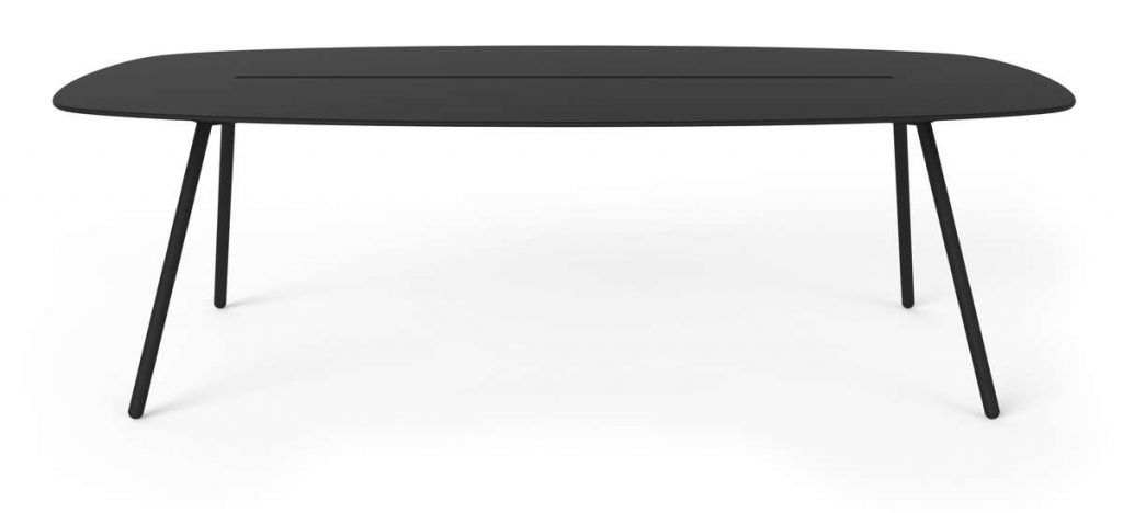 Stół Long Alowha 240 cm rama w kolorze czarnym