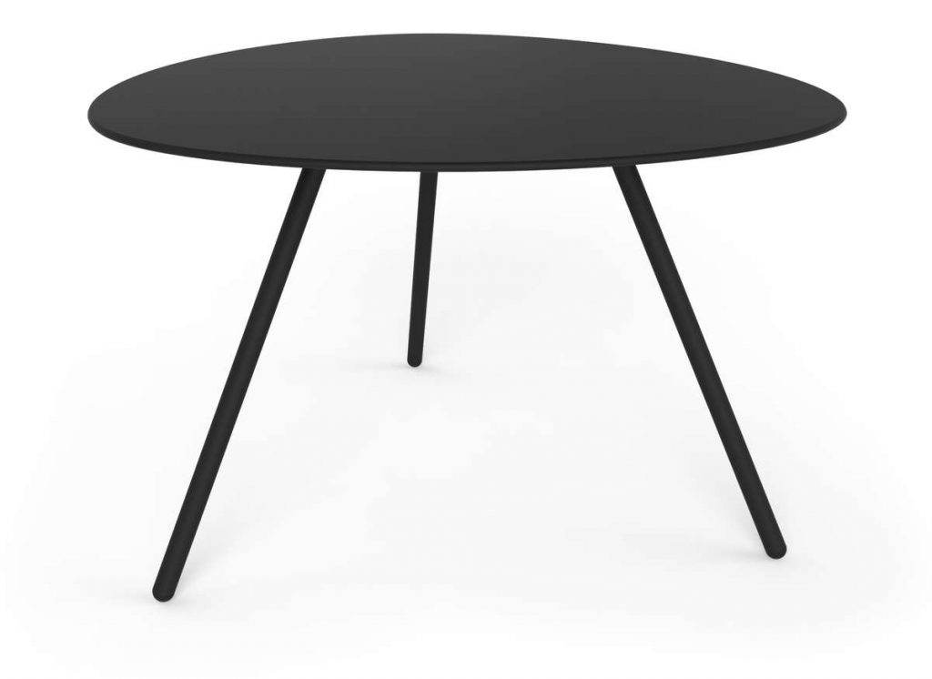 Stół Big Dine Alowha 120cm rama w kolorze czarnym