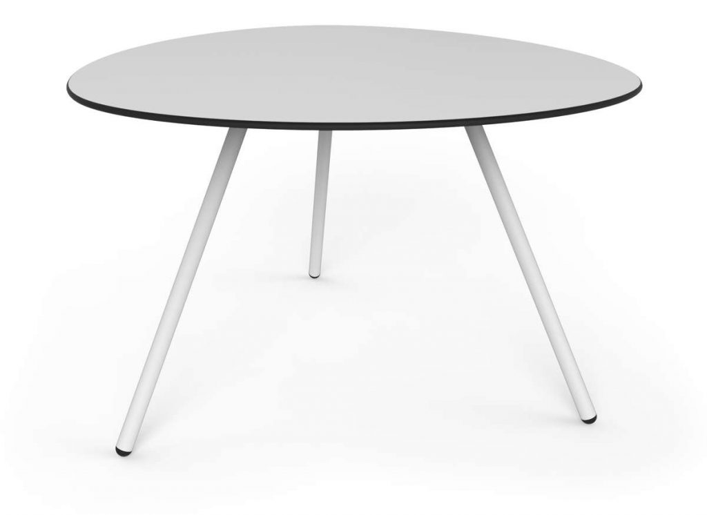 Stół Big Dine Alowha 120cm rama w kolorze białym