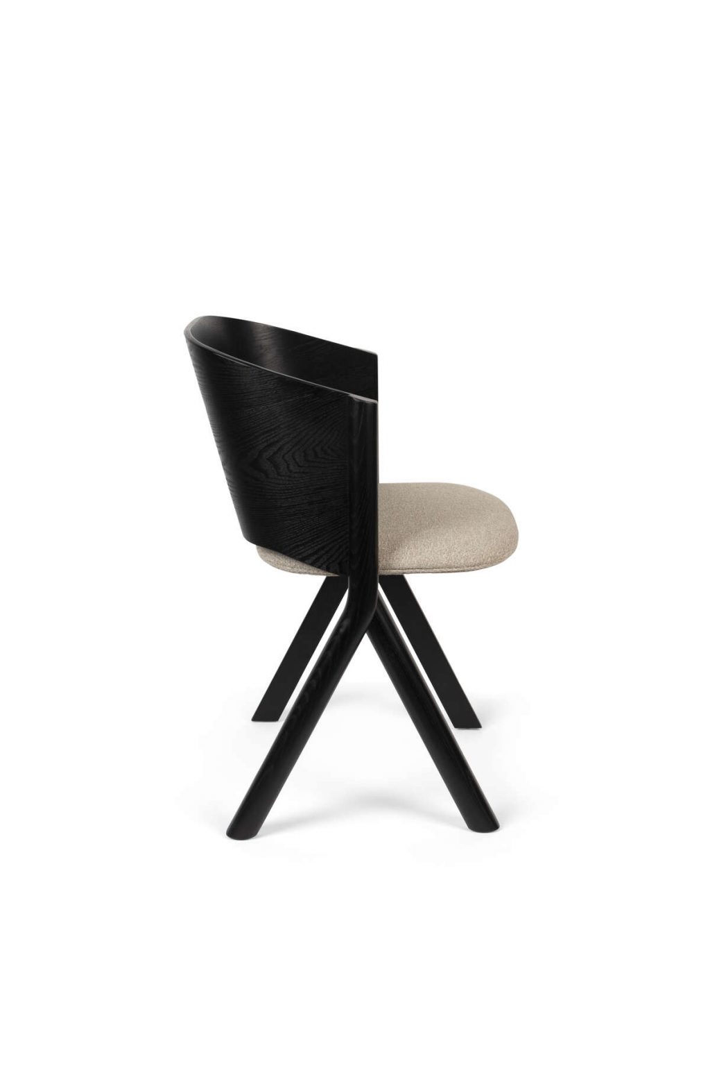 Krzesło TWIGS czarne/stone