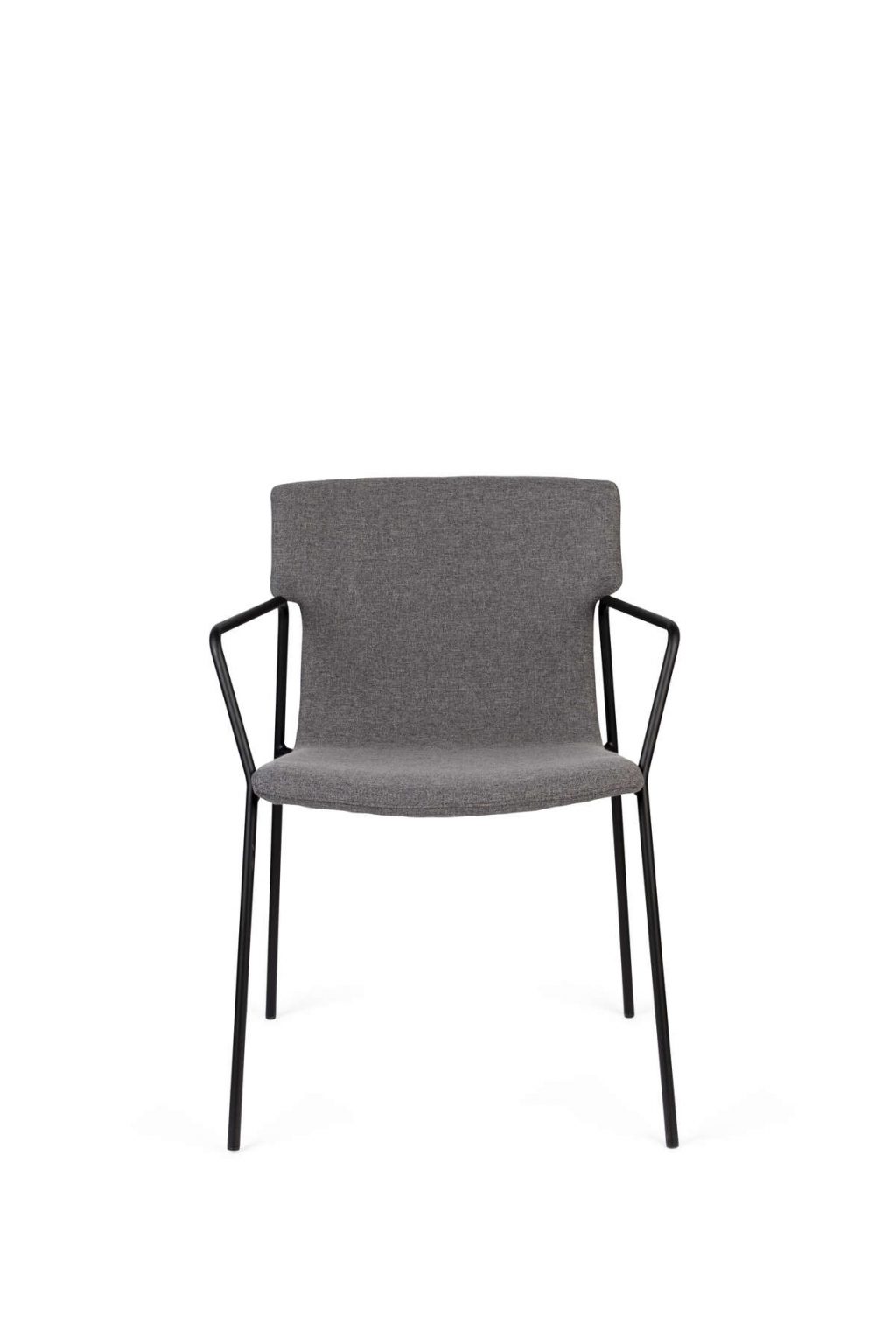 Krzesło z podłokietnikami BACK-UP zinc