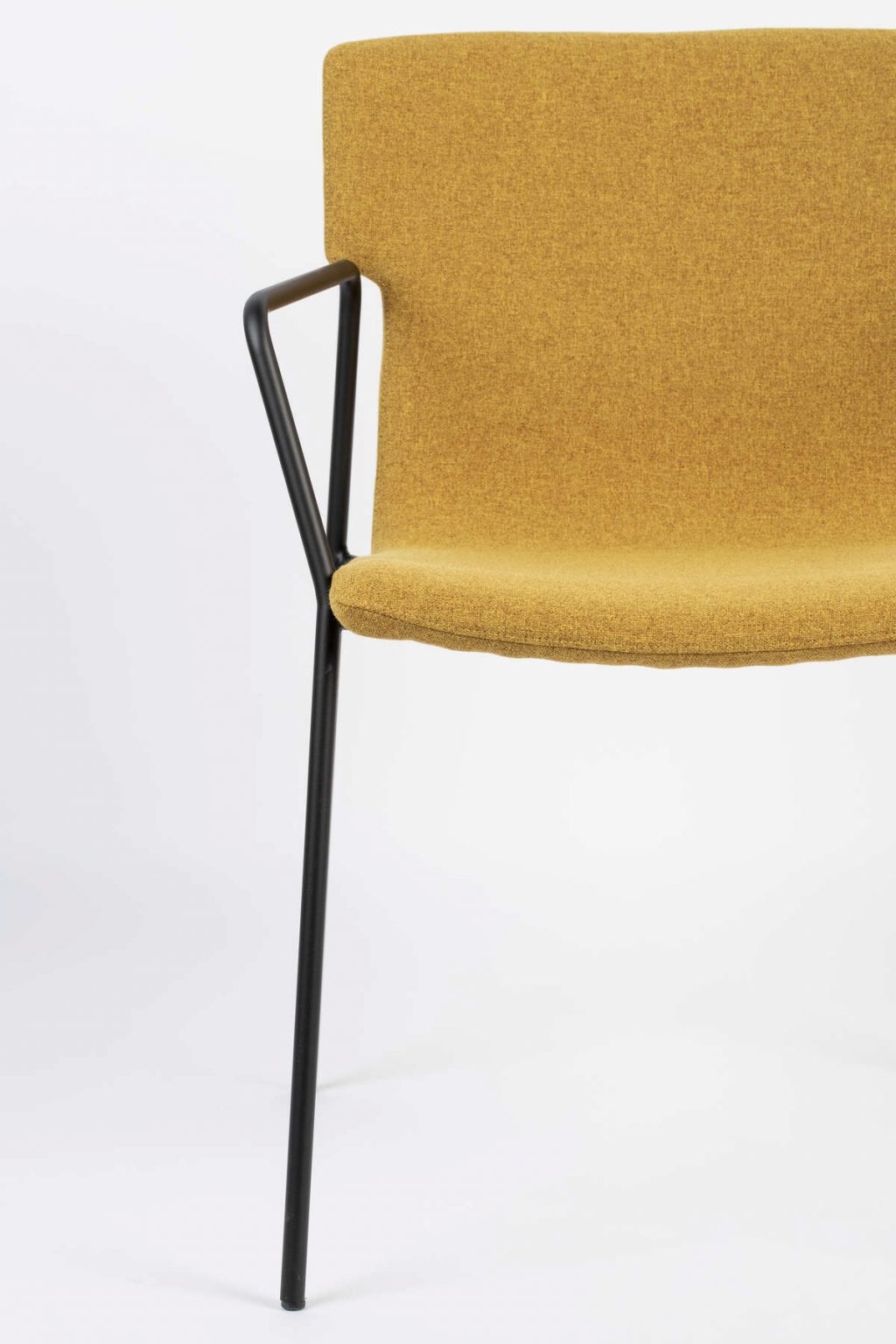 Krzesło z podłokietnikami BACK-UP ochre