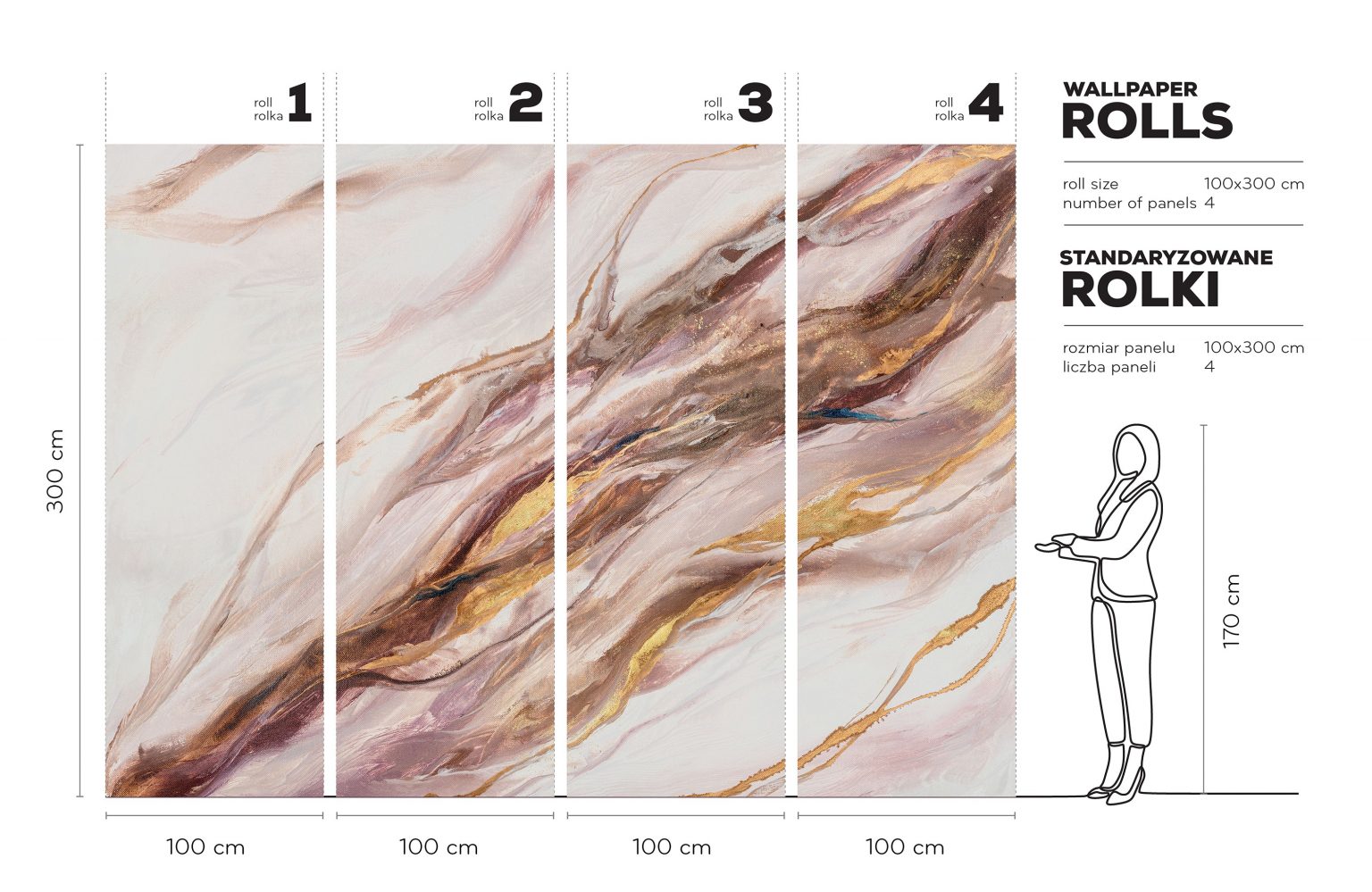 Blaze - Tapeta w standaryzowanych rolkach