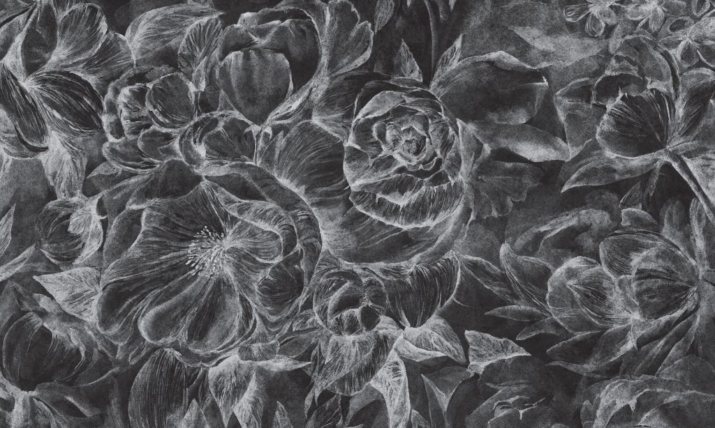 Brassica Dark – Tapeta w standaryzowanych rolkach