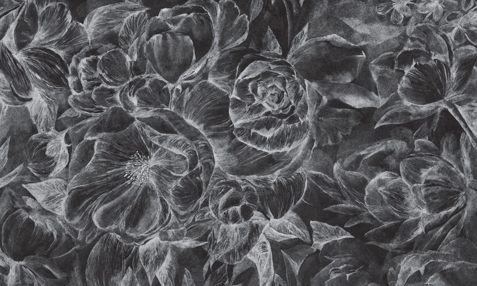 Brassica Dark - Tapeta w standaryzowanych rolkach