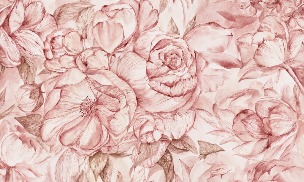 Brassica Pink – Tapeta w standaryzowanych rolkach