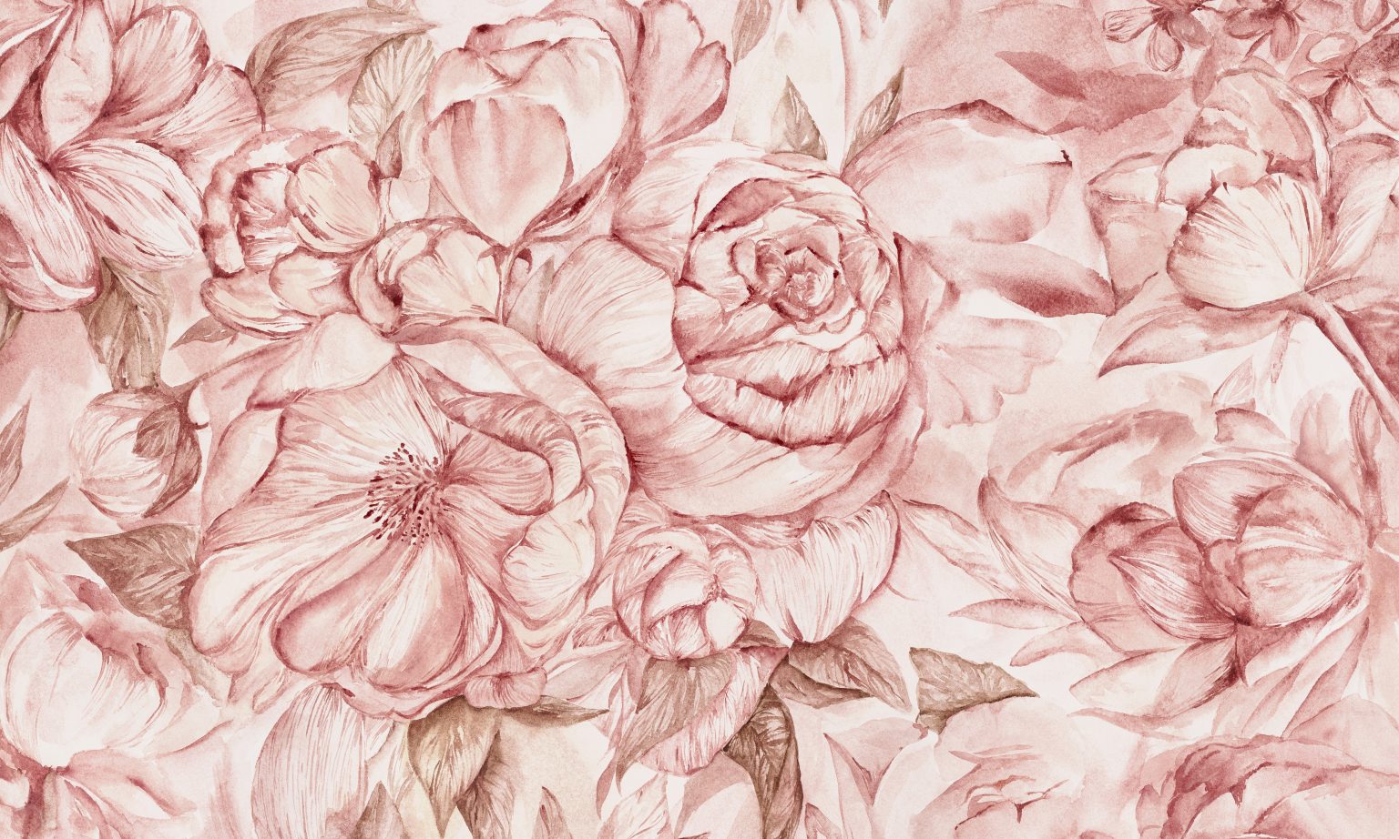 Brassica Pink - Tapeta w standaryzowanych rolkach