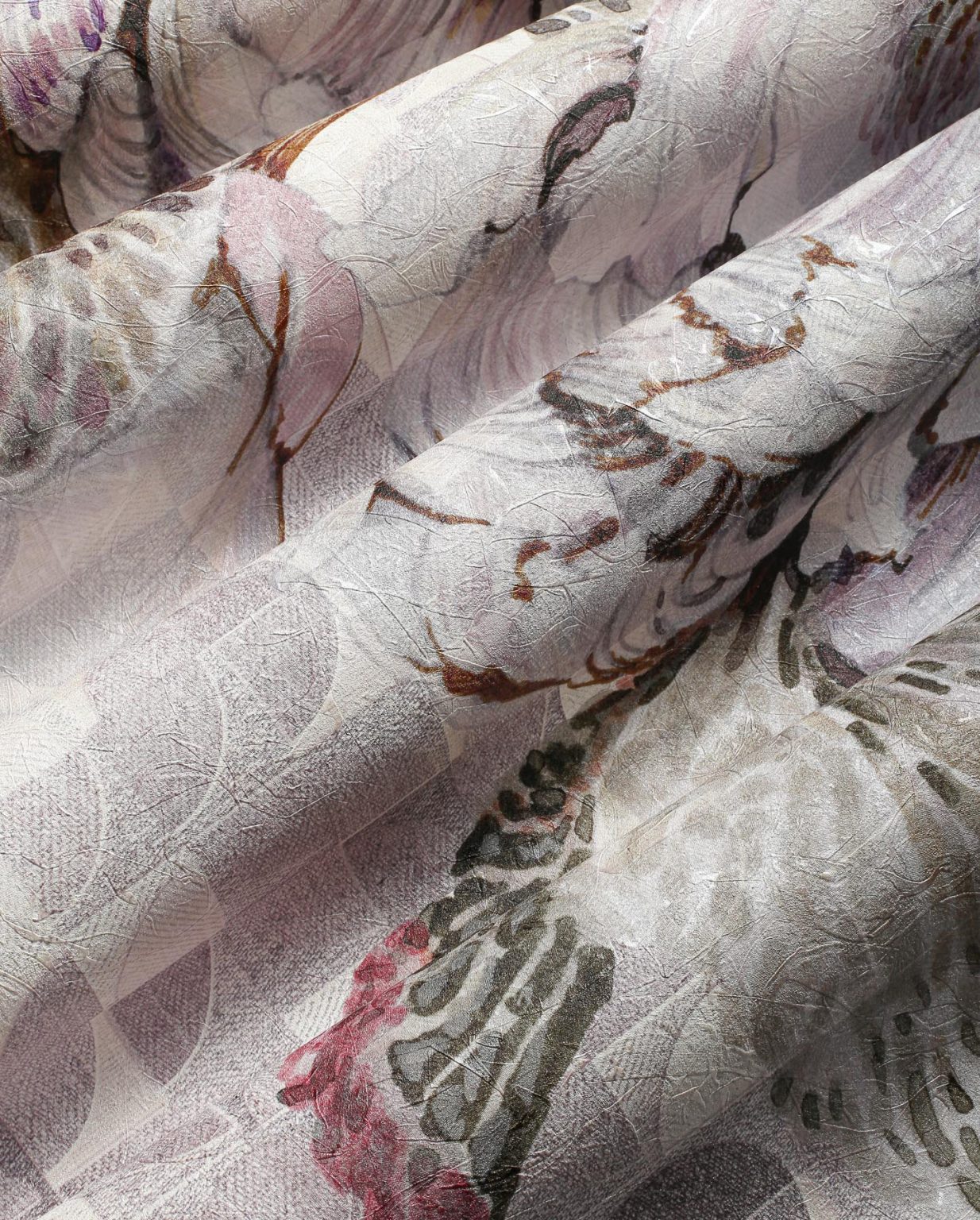 Tapeta w kwiaty fuksjowe Brocard - Wonderwall