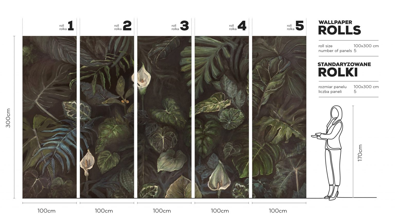 Calla - Tapeta w standaryzowanych rolkach
