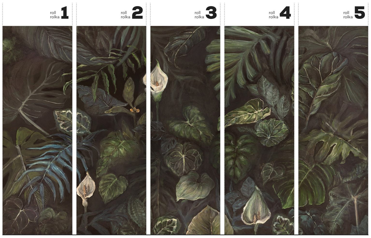 Calla - Tapeta w standaryzowanych rolkach