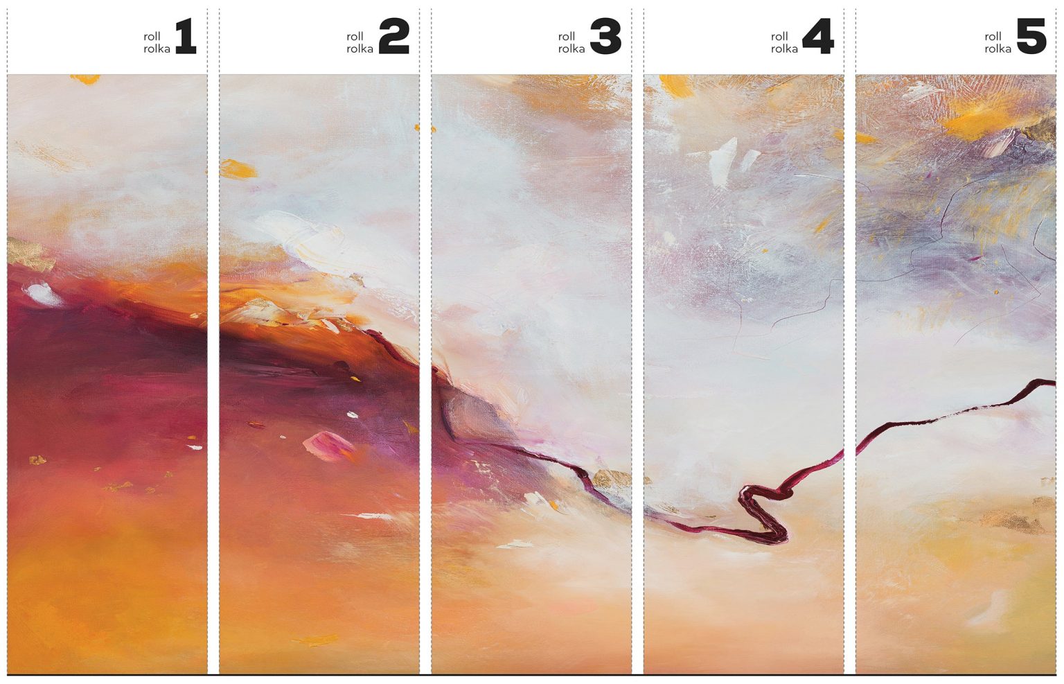 Calma - Tapeta w standaryzowanych rolkach