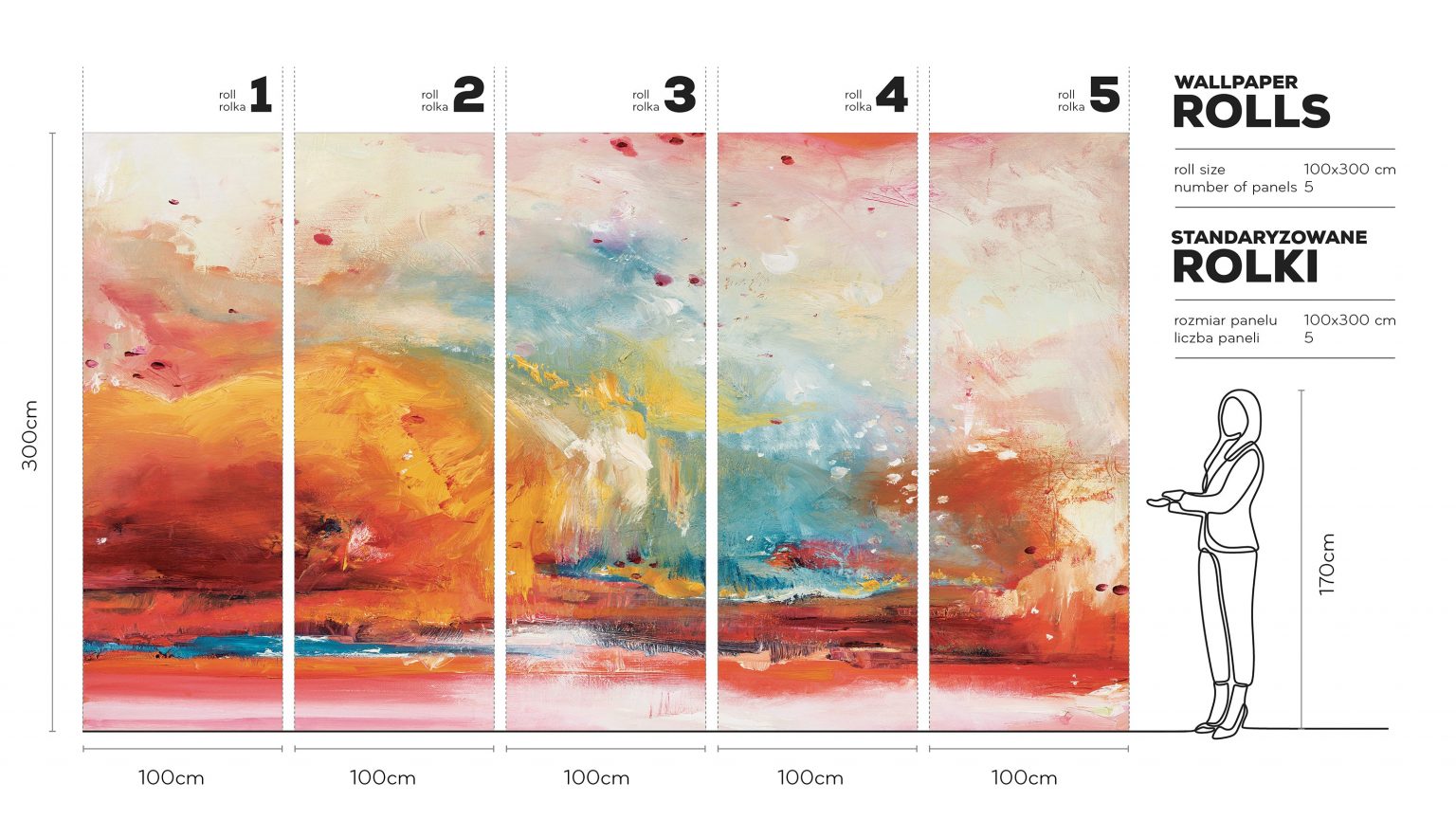 Canaria - Tapeta w standaryzowanych rolkach