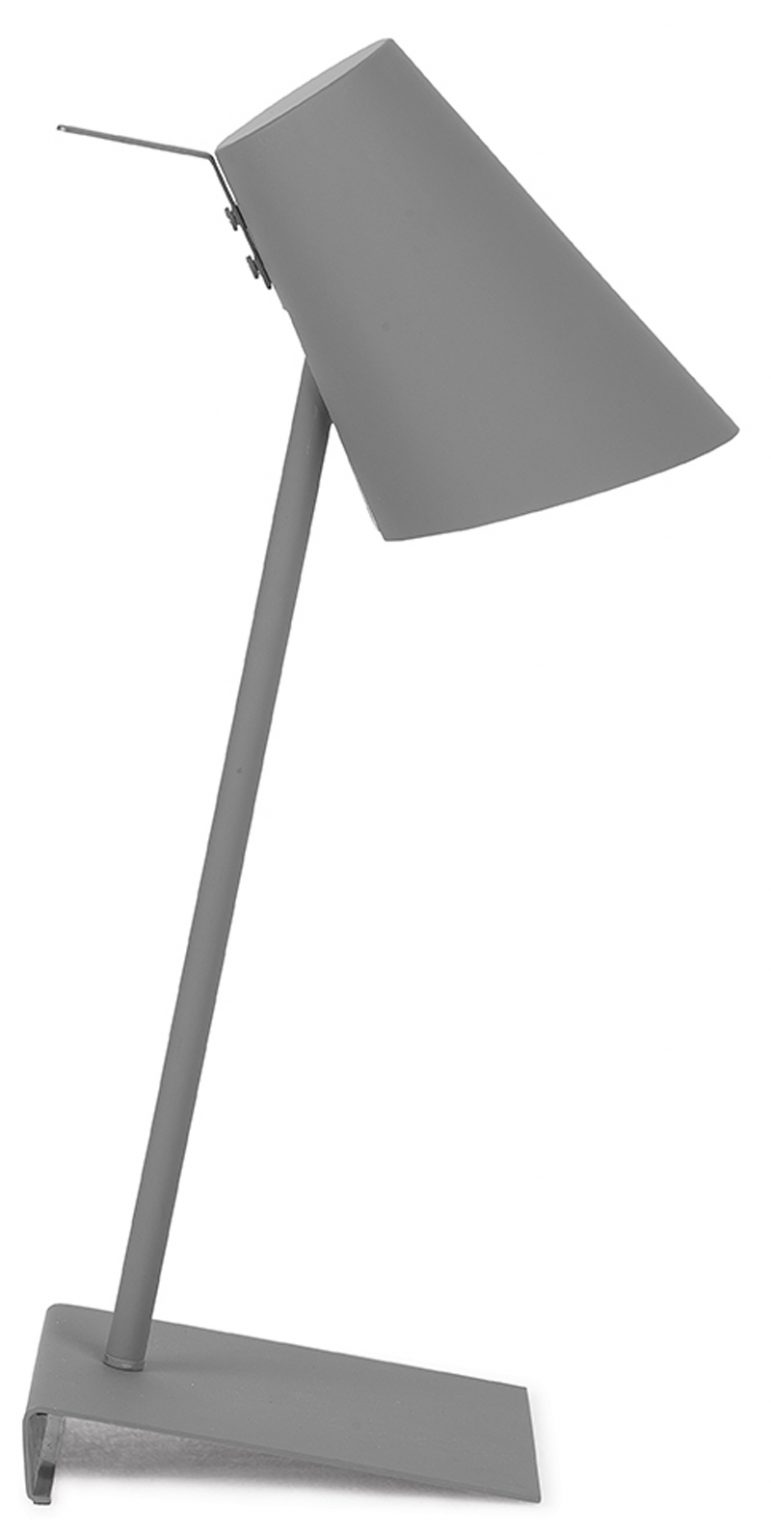 Lampa stołowa Cardiff szara 54cmx20x15cm