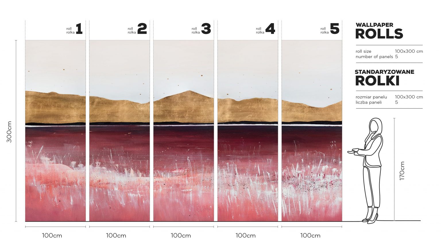 Costa - Tapeta w standaryzowanych rolkach