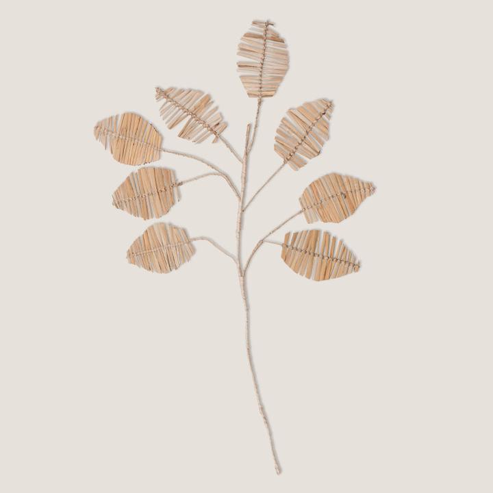 Dekoracja w kształcie liści 8 stem