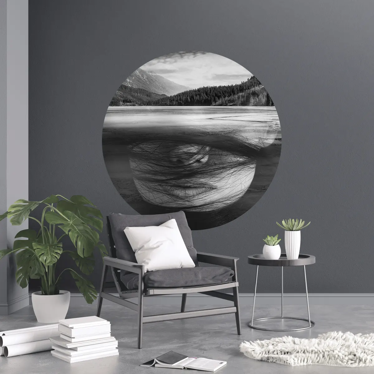 Tapeta Dots Lake silver Tapeta Dots Lake silver