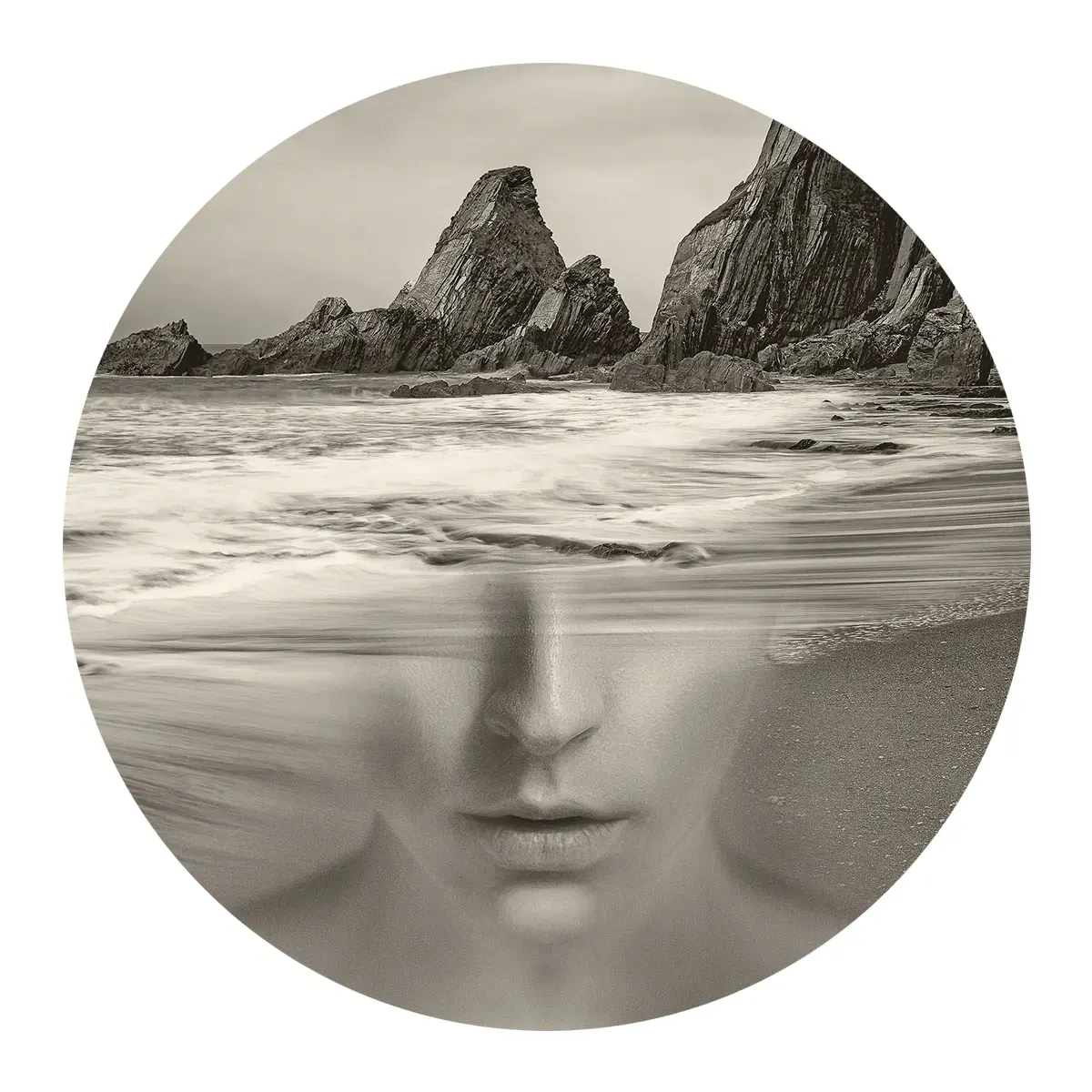 Tapeta Dots Ocean gold Tapeta Dots Ocean gold