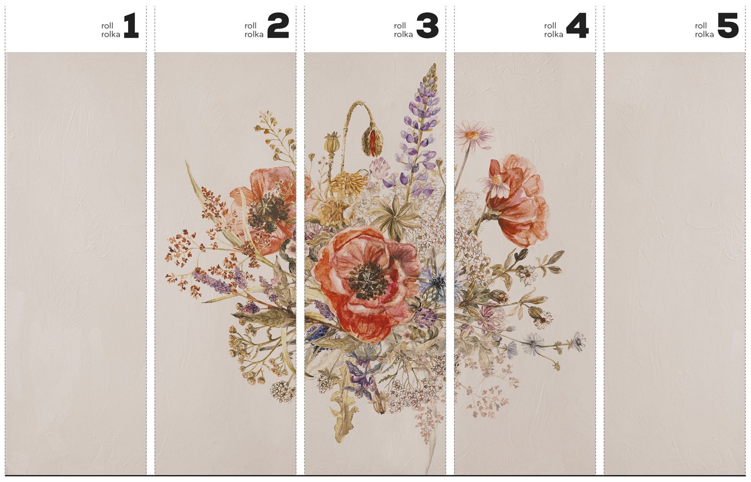 Fiori - Tapeta w standaryzowanych rolkach