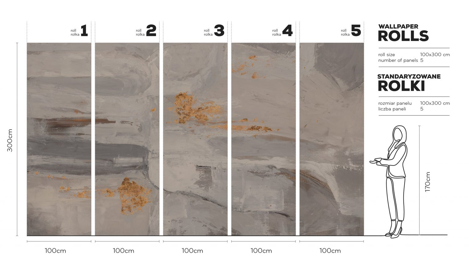 Fossil - Tapeta w standaryzowanych rolkach