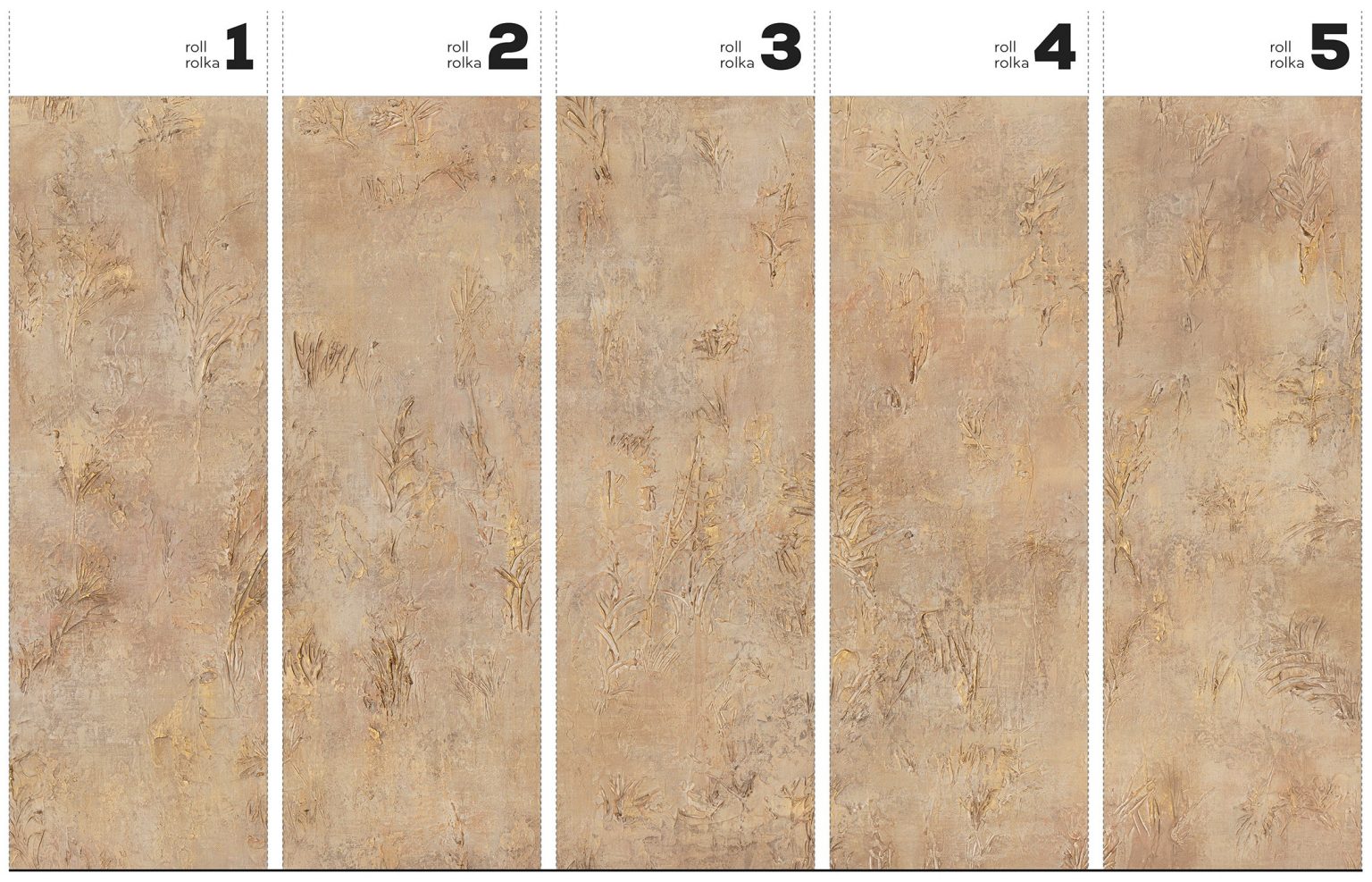 Frappe - Tapeta w standaryzowanych rolkach
