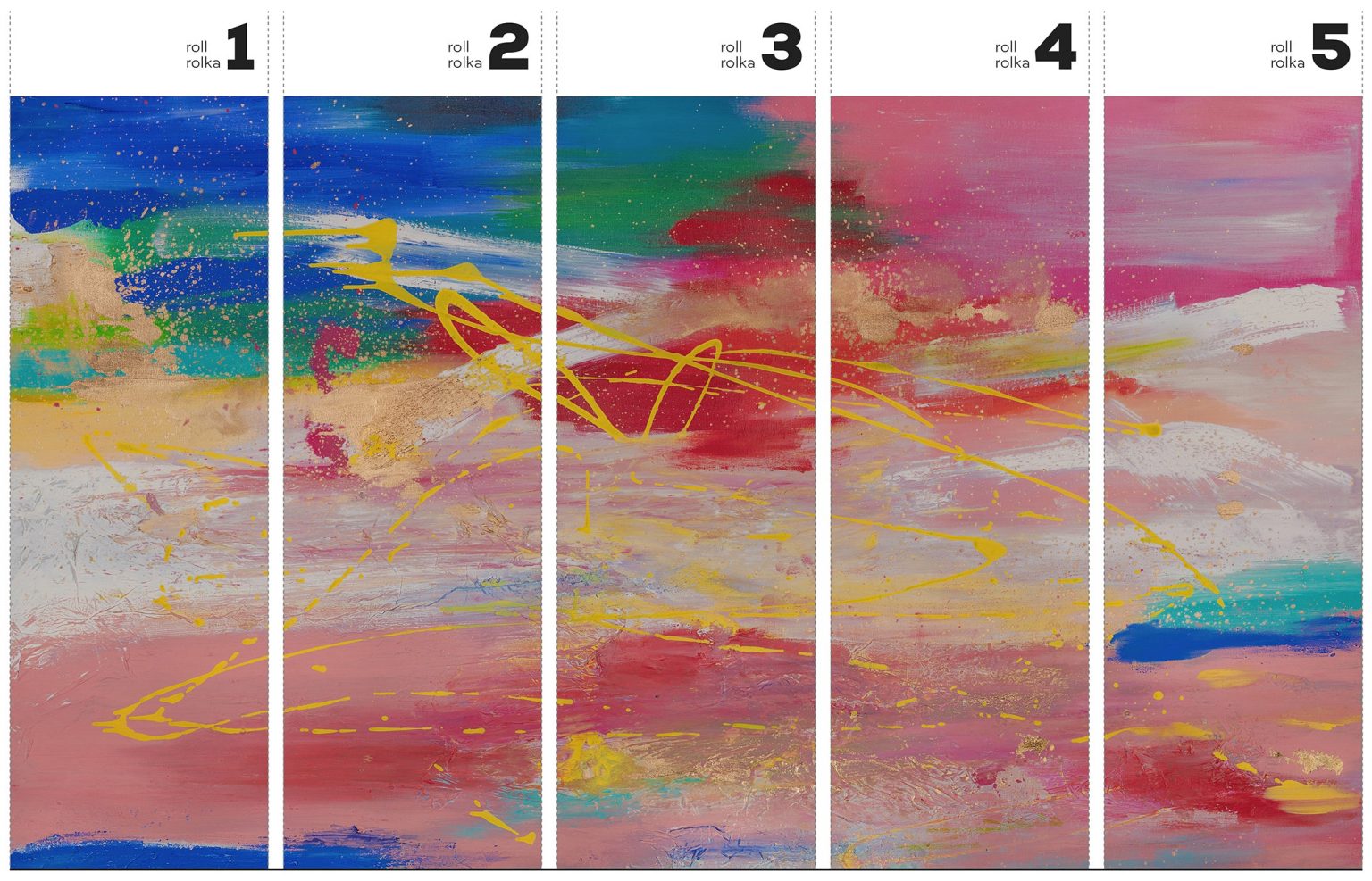 Funky - Tapeta w standaryzowanych rolkach