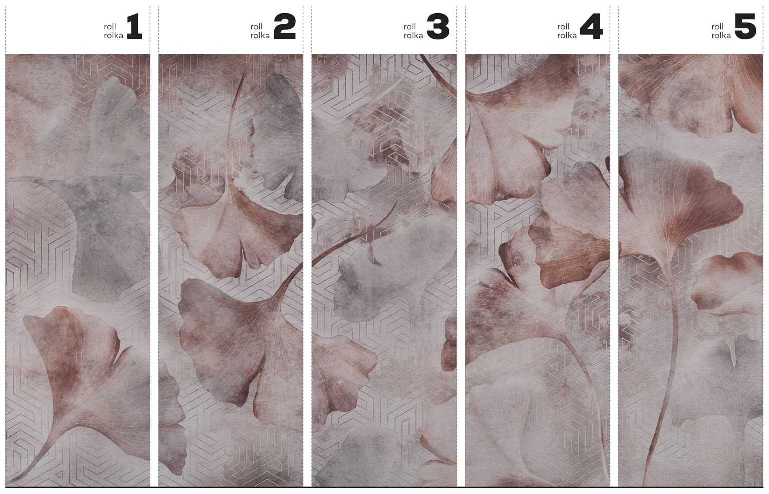 Ginza - Tapeta w standaryzowanych rolkach