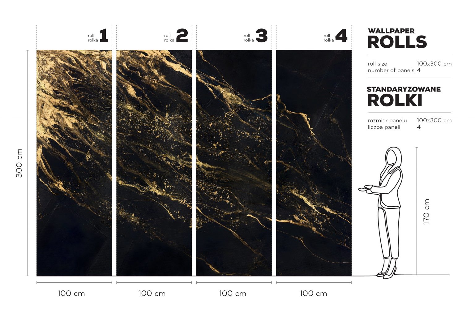 Glory - Tapeta w standaryzowanych rolkach