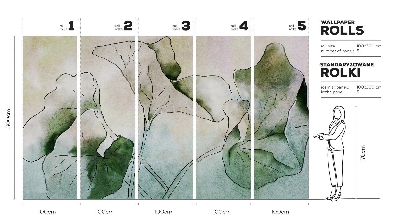 Hasu - Tapeta w standaryzowanych rolkach