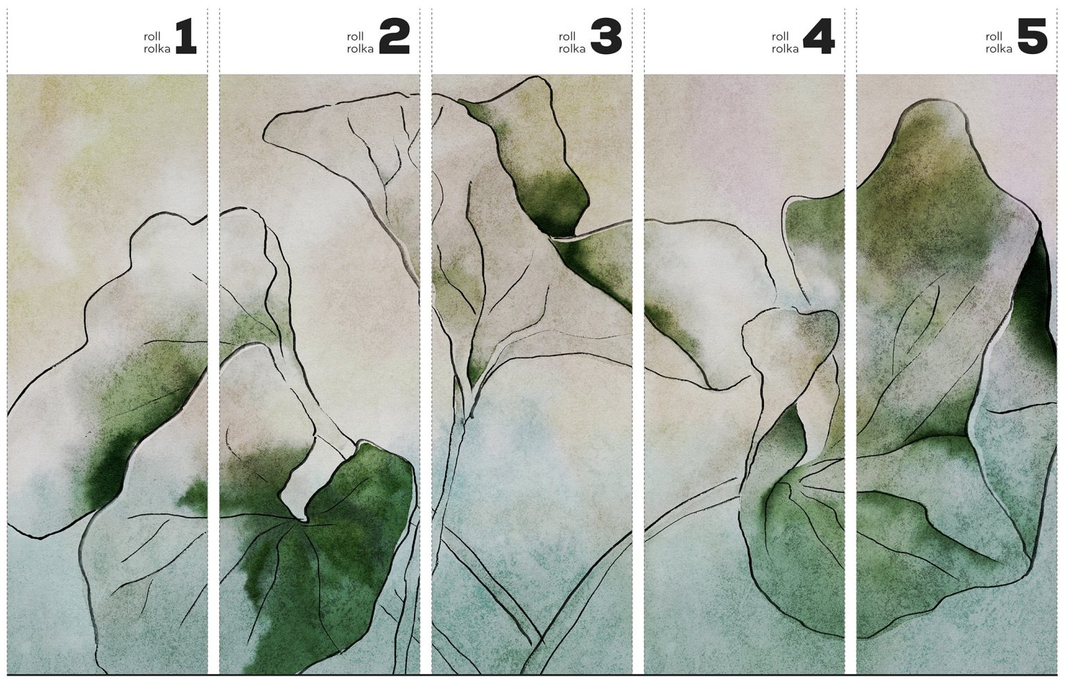 Hasu - Tapeta w standaryzowanych rolkach