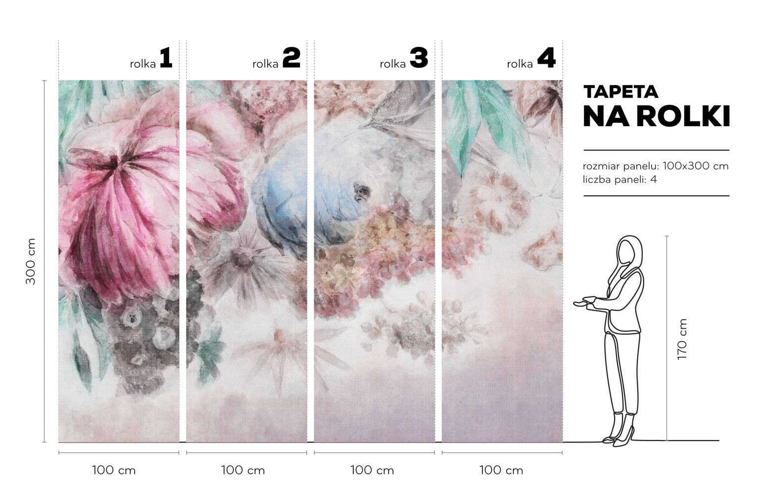 Harmony - Tapeta w standaryzowanych rolkach