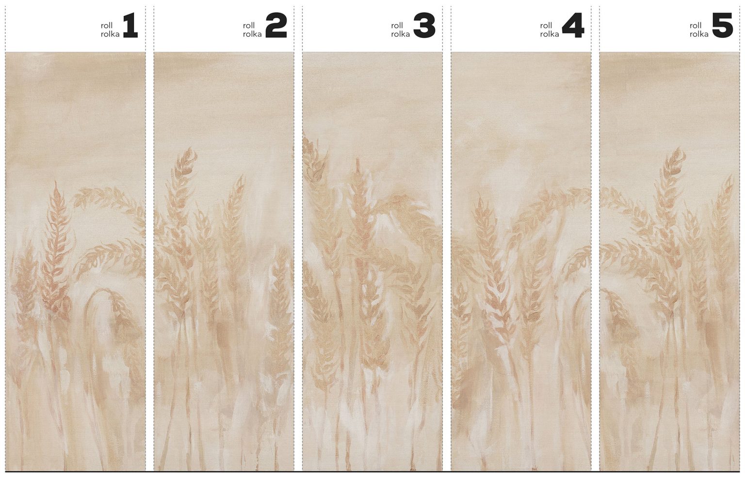 Idyllo Light - Tapeta w standaryzowanych rolkach