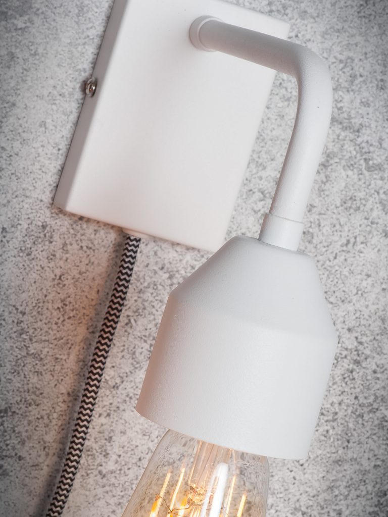 Lampa ścienna MADRID/W/W, biała
