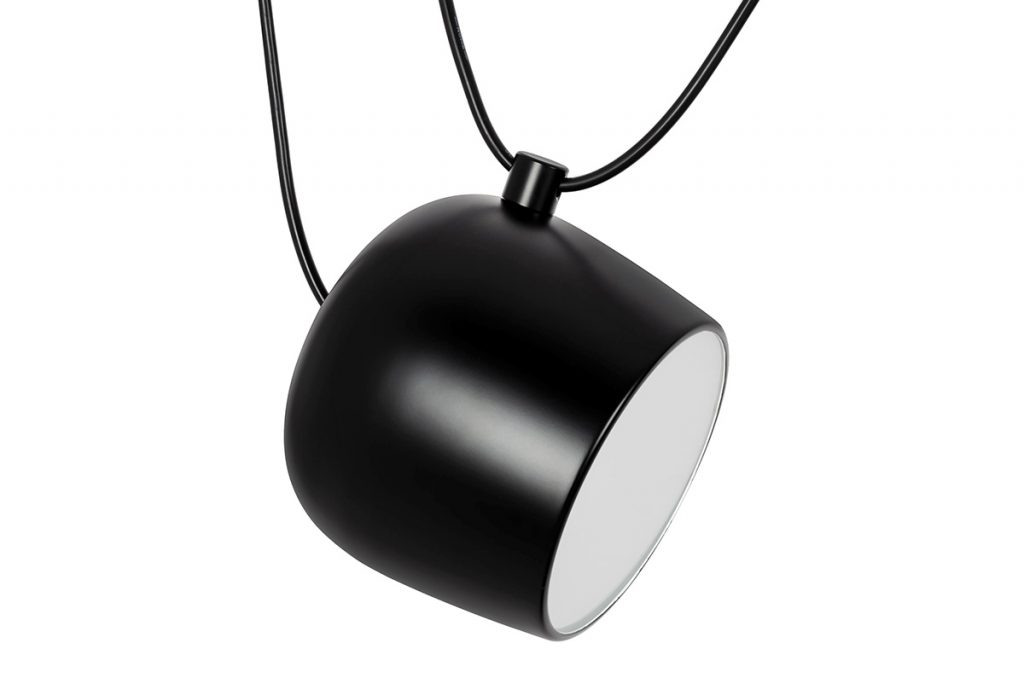 Lampa wisząca EYE 5 czarna – LED, aluminium