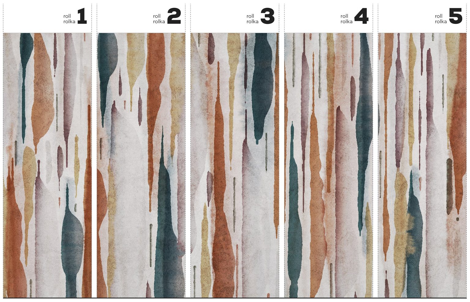 Modan - Tapeta w standaryzowanych rolkach