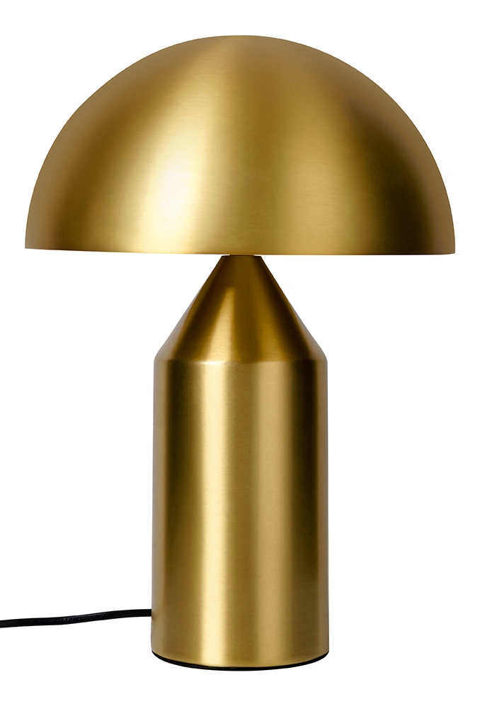 Lampa biurkowa FUNGO złota – mosiądz