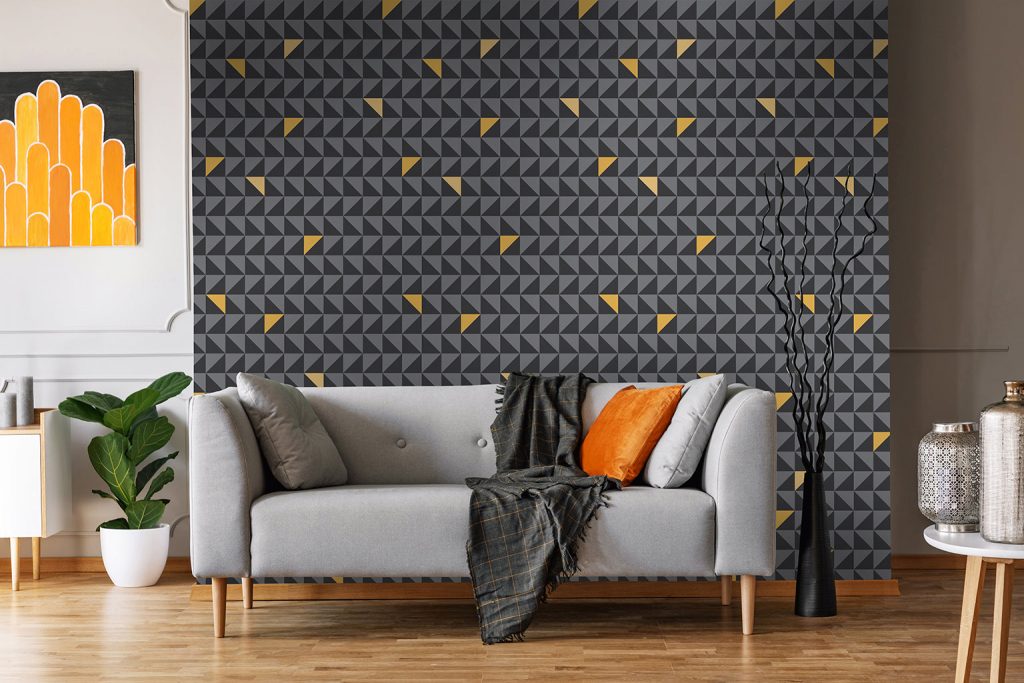 Tapeta Marine Dreams dark grey&honey