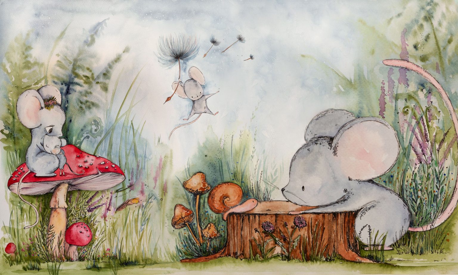 Mice Adventure - Tapeta w standaryzowanych rolkach